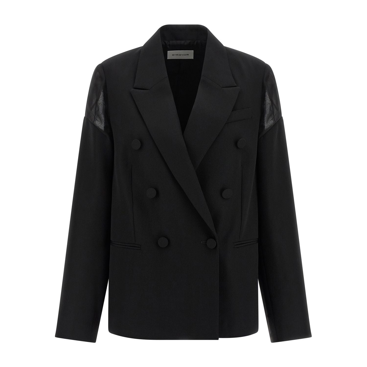 Armarium Black Virgin Wool Blazer