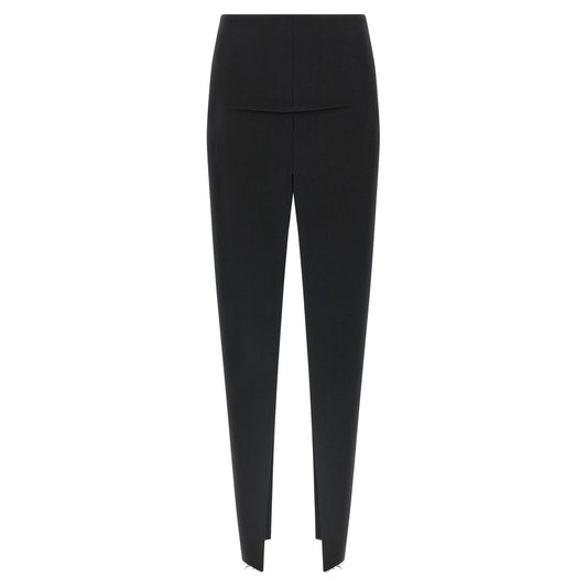 Rick Owens Black Virgin Wool Mini Skirt