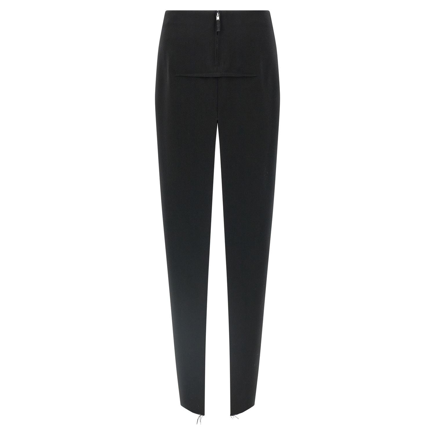 Rick Owens Black Virgin Wool Mini Skirt