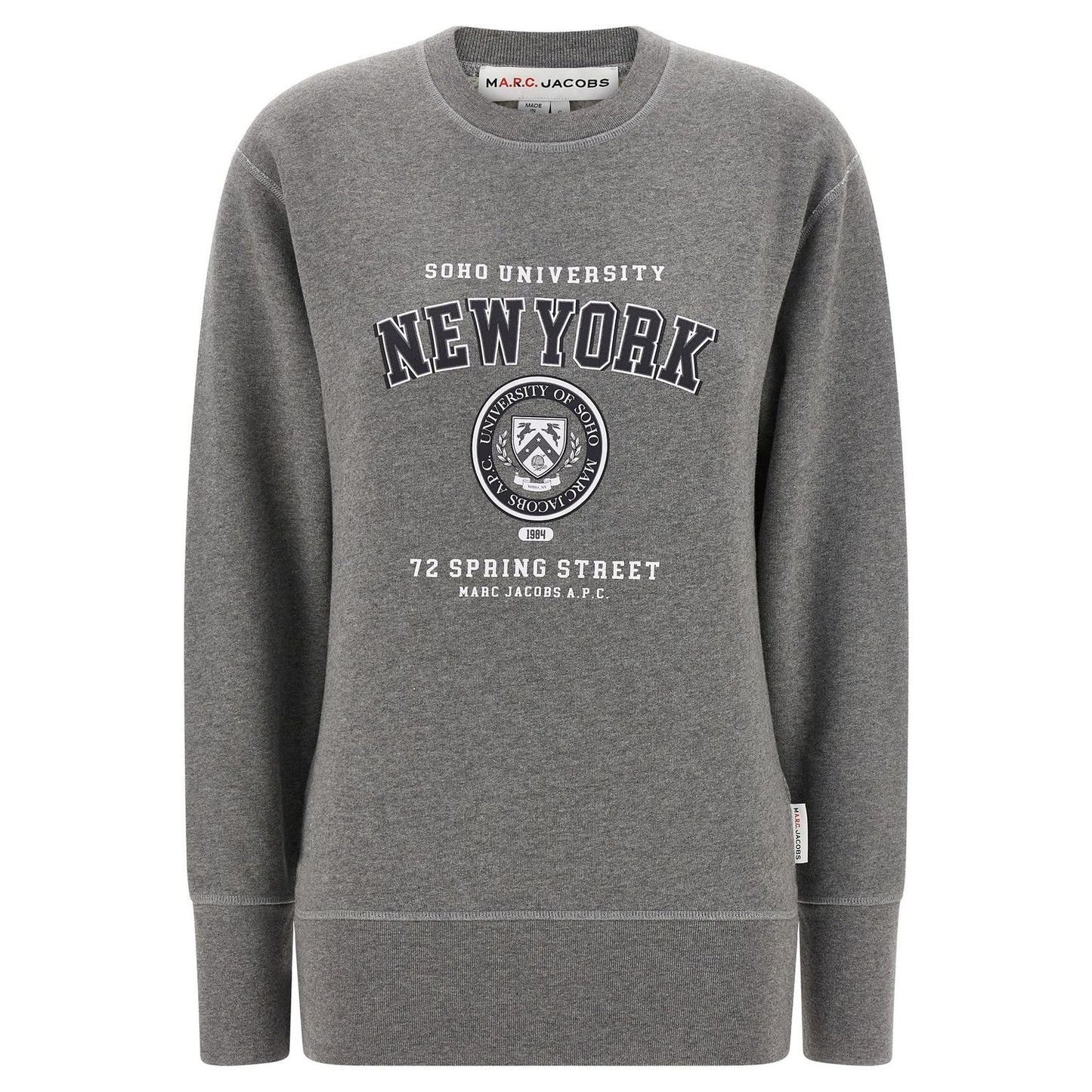 A.P.C. Gray Cotton Sweatshirt