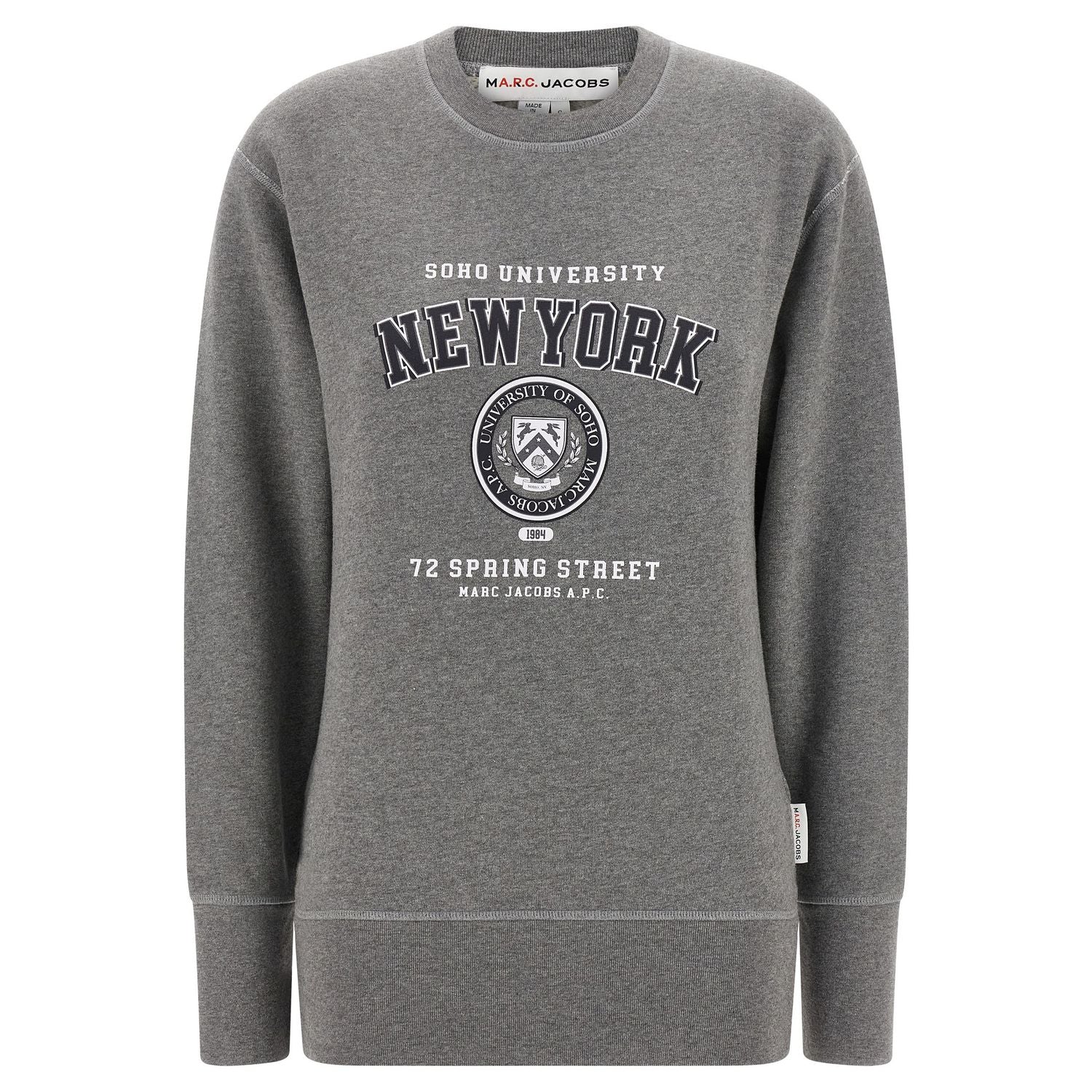 A.P.C. Gray Cotton Sweatshirt