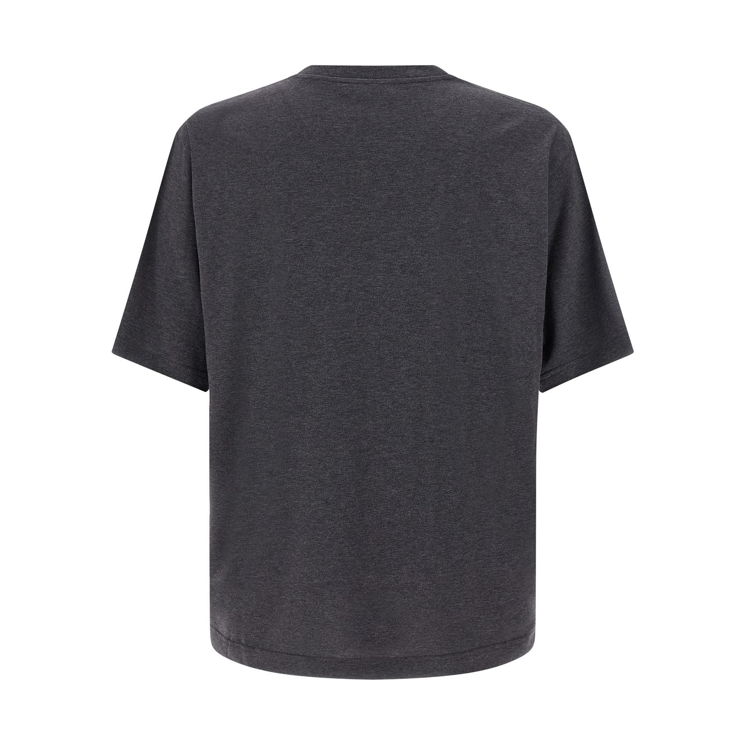 Dolce & Gabbana Gray Cotton T-Shirt