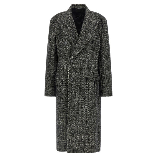 Dolce & Gabbana Bicolor Polyamide Coat