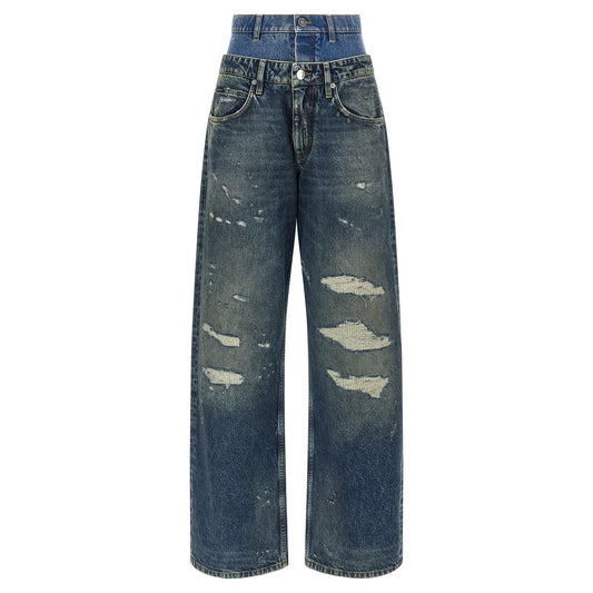 Dolce & Gabbana Blue Cotton Jeans Denim