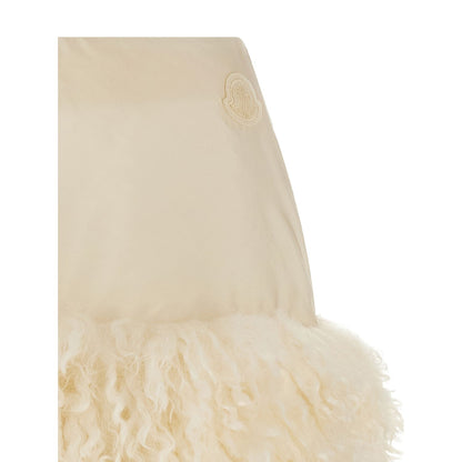 Moncler White Polyamide Long Skirt