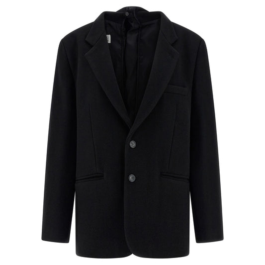 MM6 Maison Margiela Black Virgin Wool Blazer