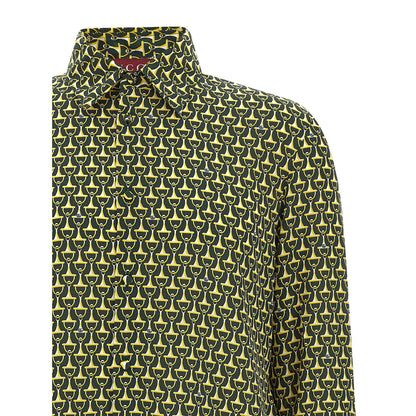 Gucci Bicolor Silk Blouse