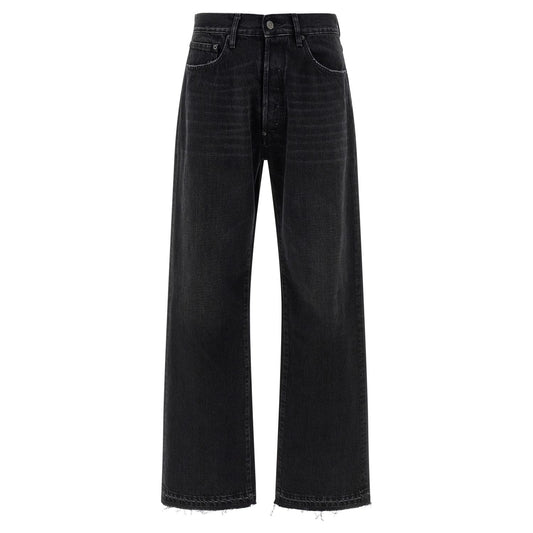 Maison Margiela Black Cotton Straight-Leg Jeans