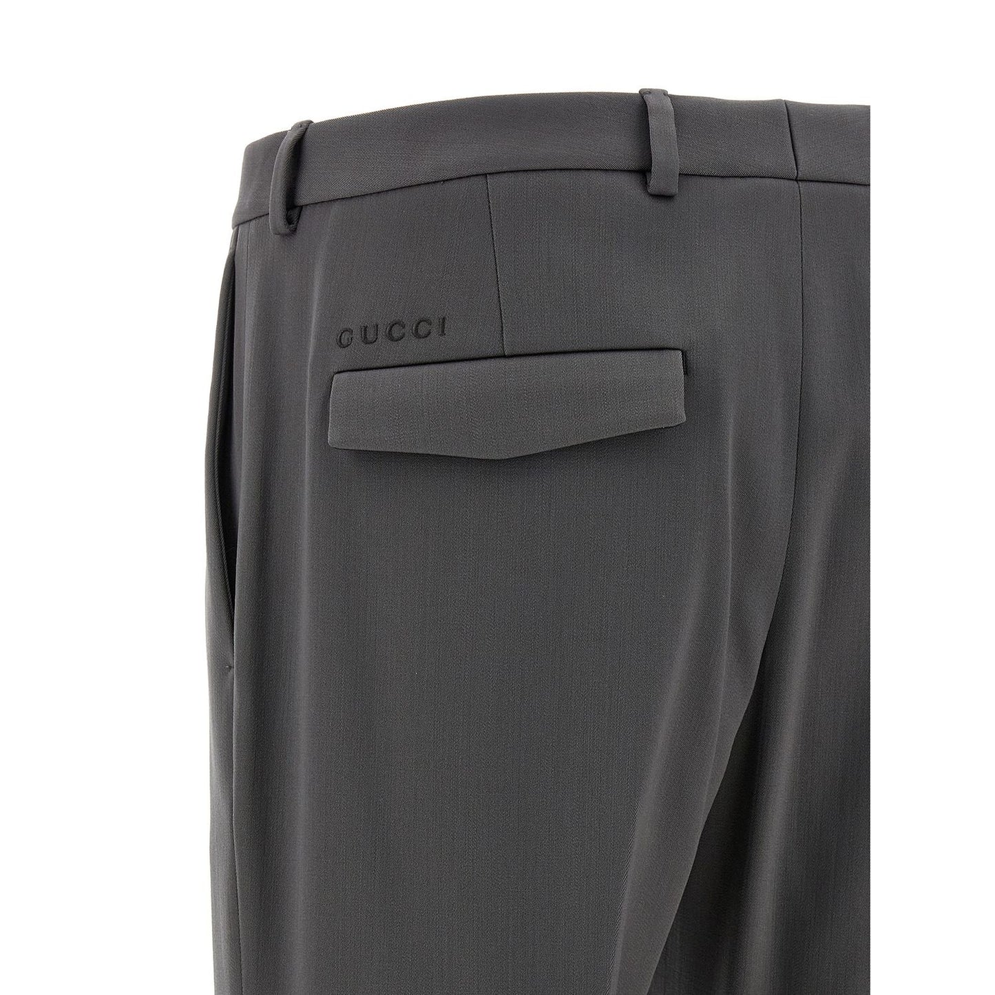 Gucci Gray Wool Dress Pants