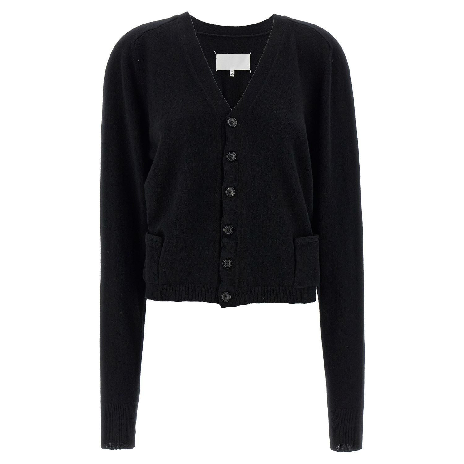 Maison Margiela Black Wool Cardigan