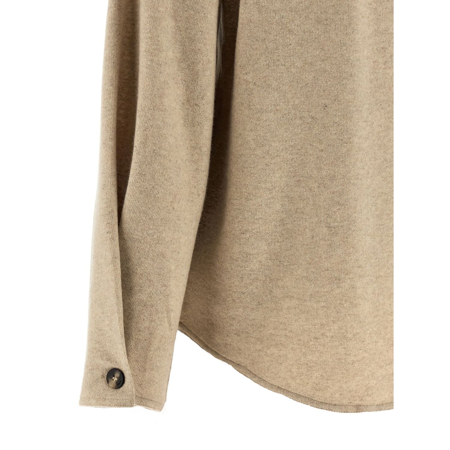 Max Mara Beige Cashmere Blouse
