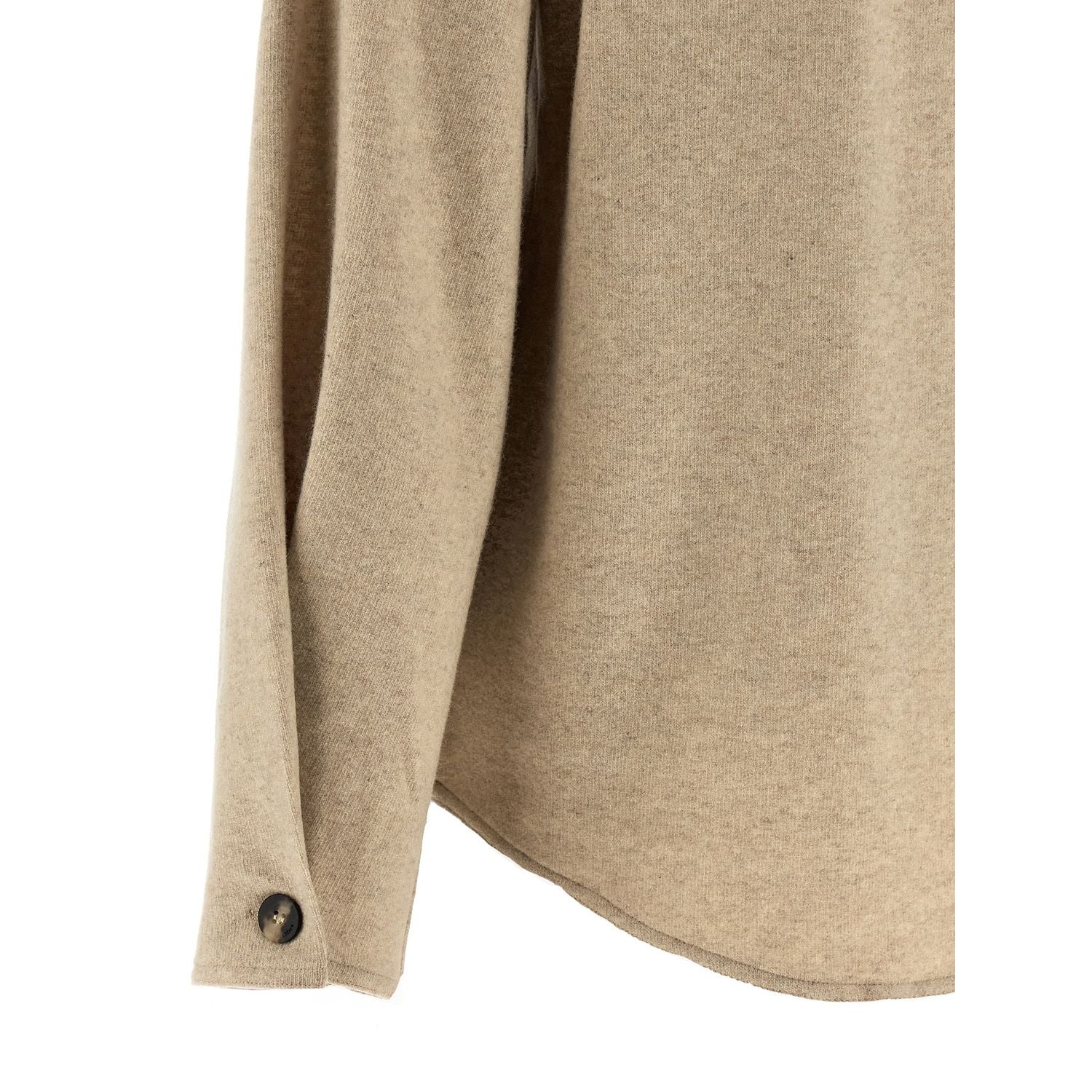 Max Mara Beige Cashmere Blouse