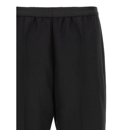 Maison Margiela Black Virgin Wool Casual Pants