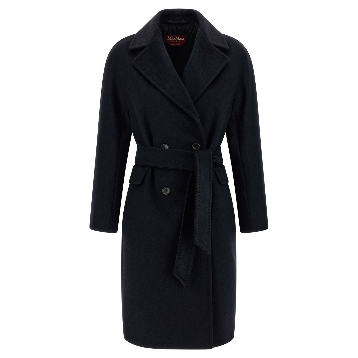 Max Mara Blue Cashmere Coat