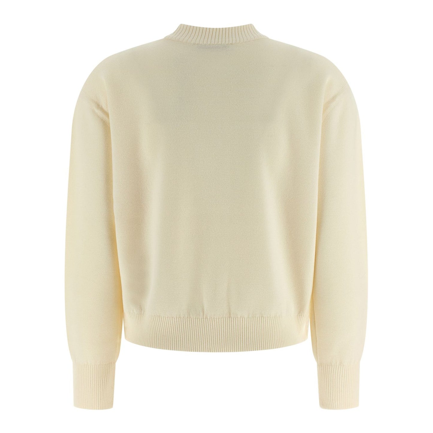 Max Mara White Virgin Wool Cardigan