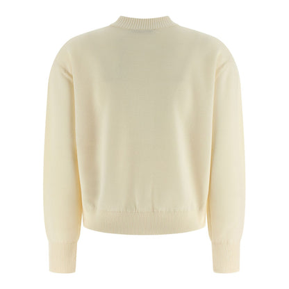 Max Mara White Virgin Wool Cardigan