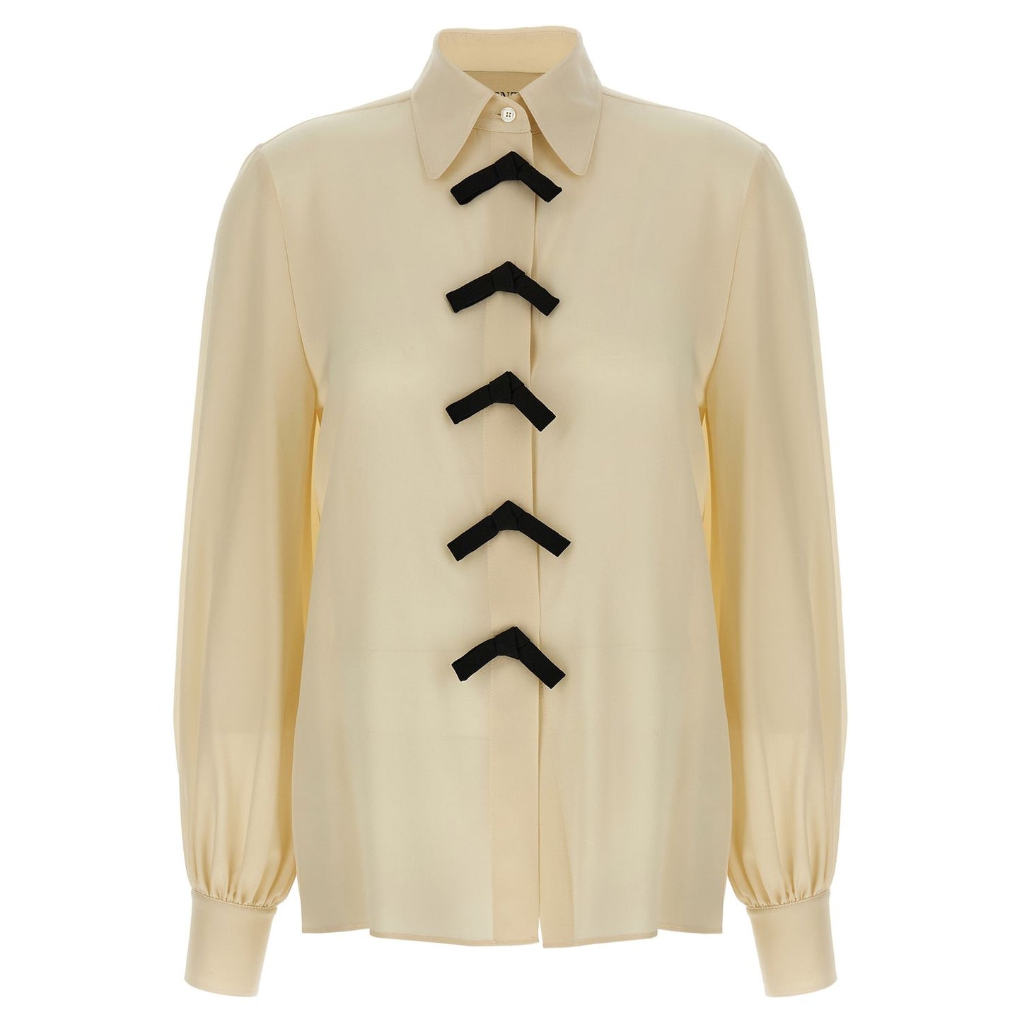 Valentino Garavani Beige Silk Blouse