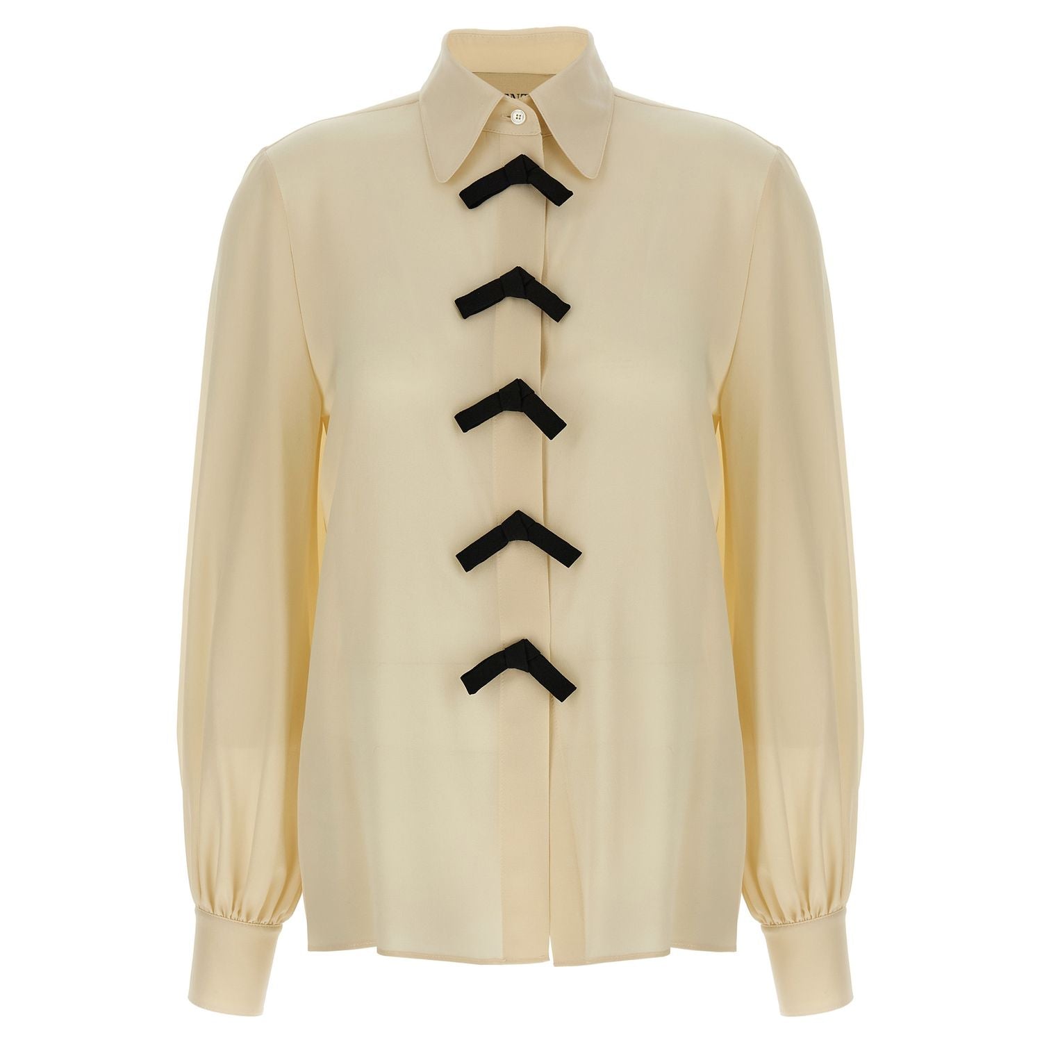Valentino Garavani Beige Silk Blouse