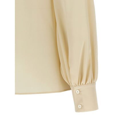 Valentino Garavani Beige Silk Blouse