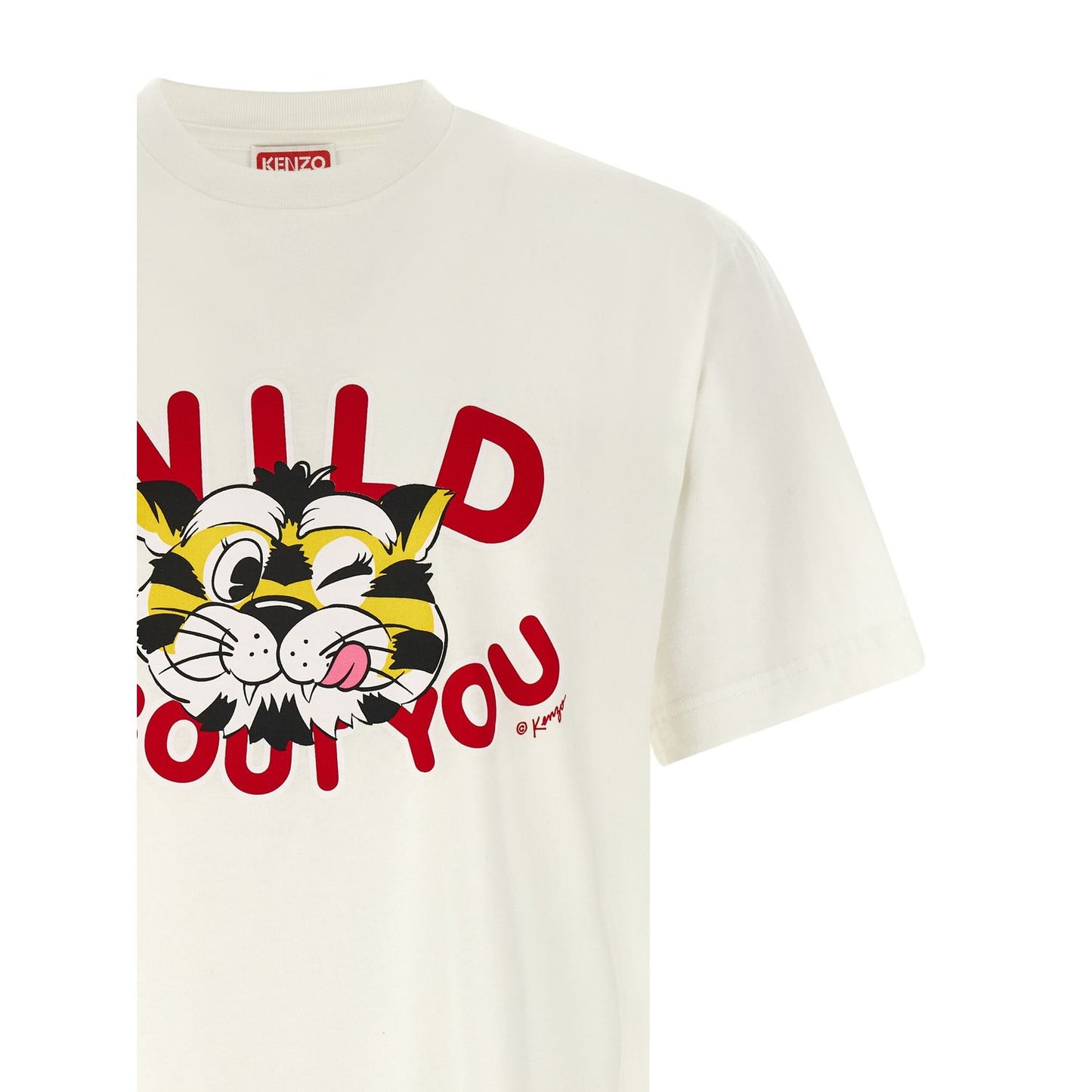 Kenzo White Cotton T-Shirt