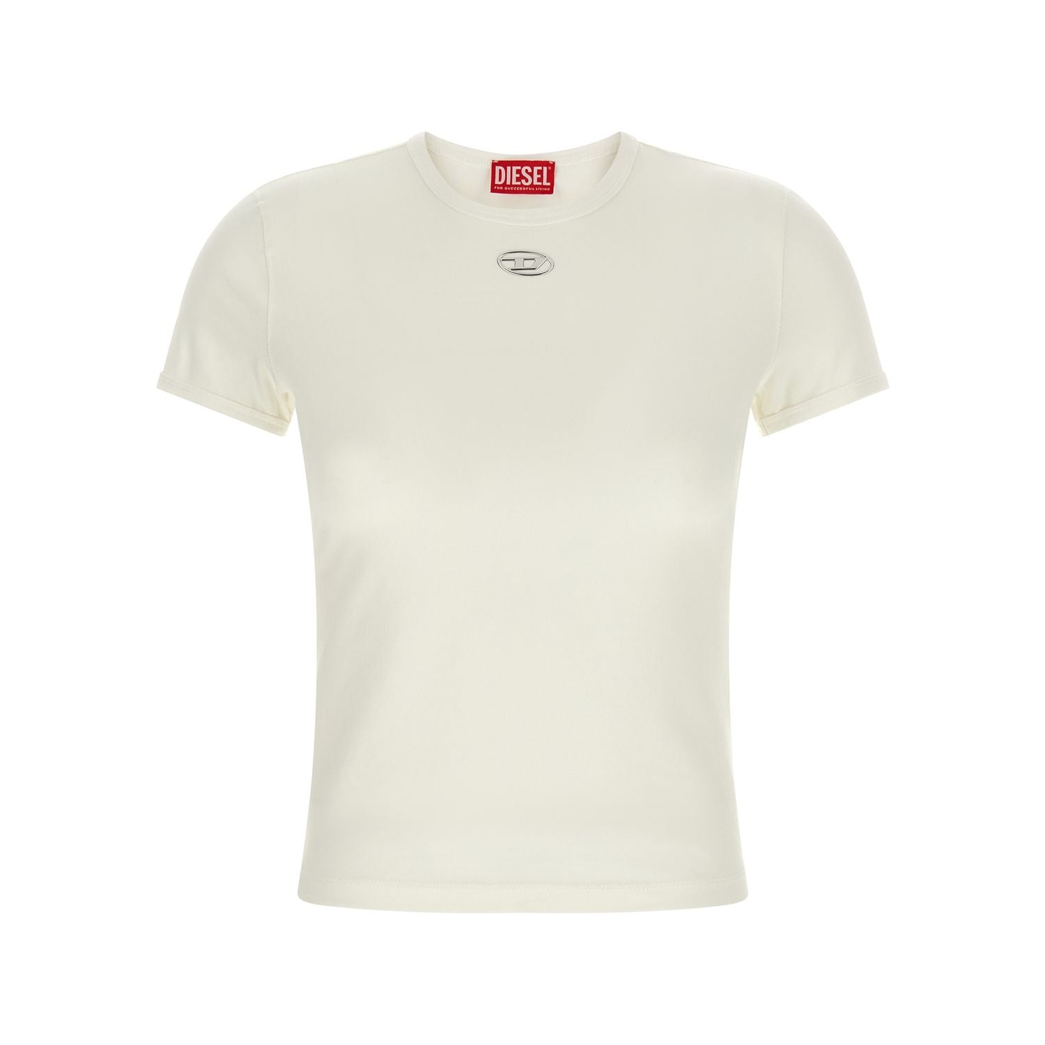 Diesel White Cotton T-Shirt