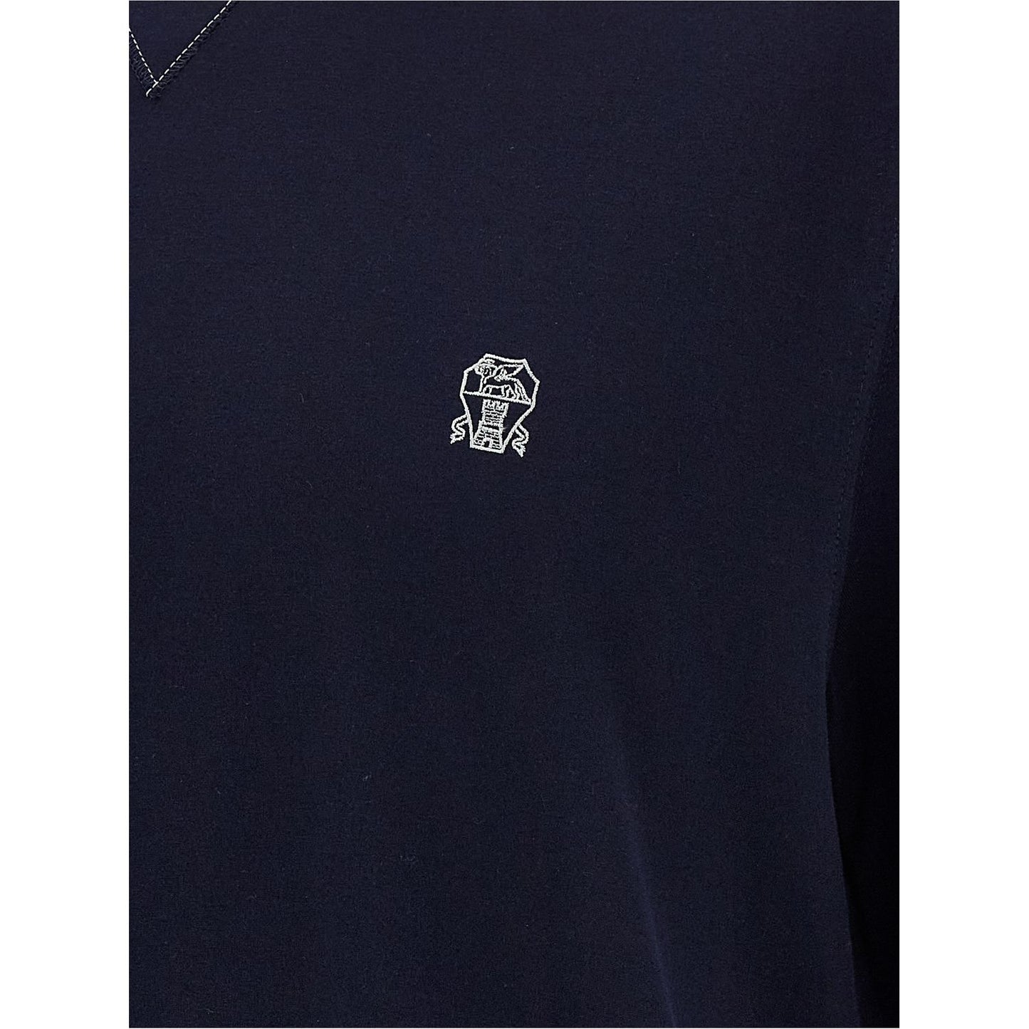 Brunello Cucinelli Blue Cotton T-Shirt
