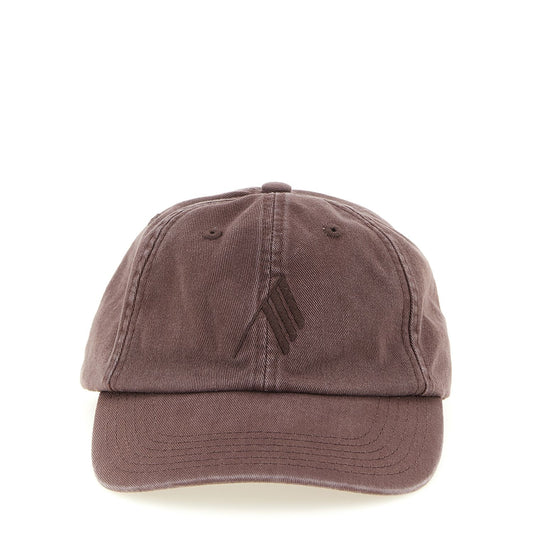 The Attico Brown Cotton Cap (Baseball Hat)