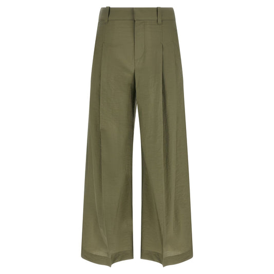 Brunello Cucinelli Bicolor Cotton Casual Pants