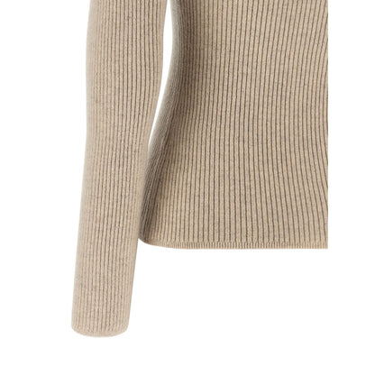 Max Mara Beige Wool Cardigan