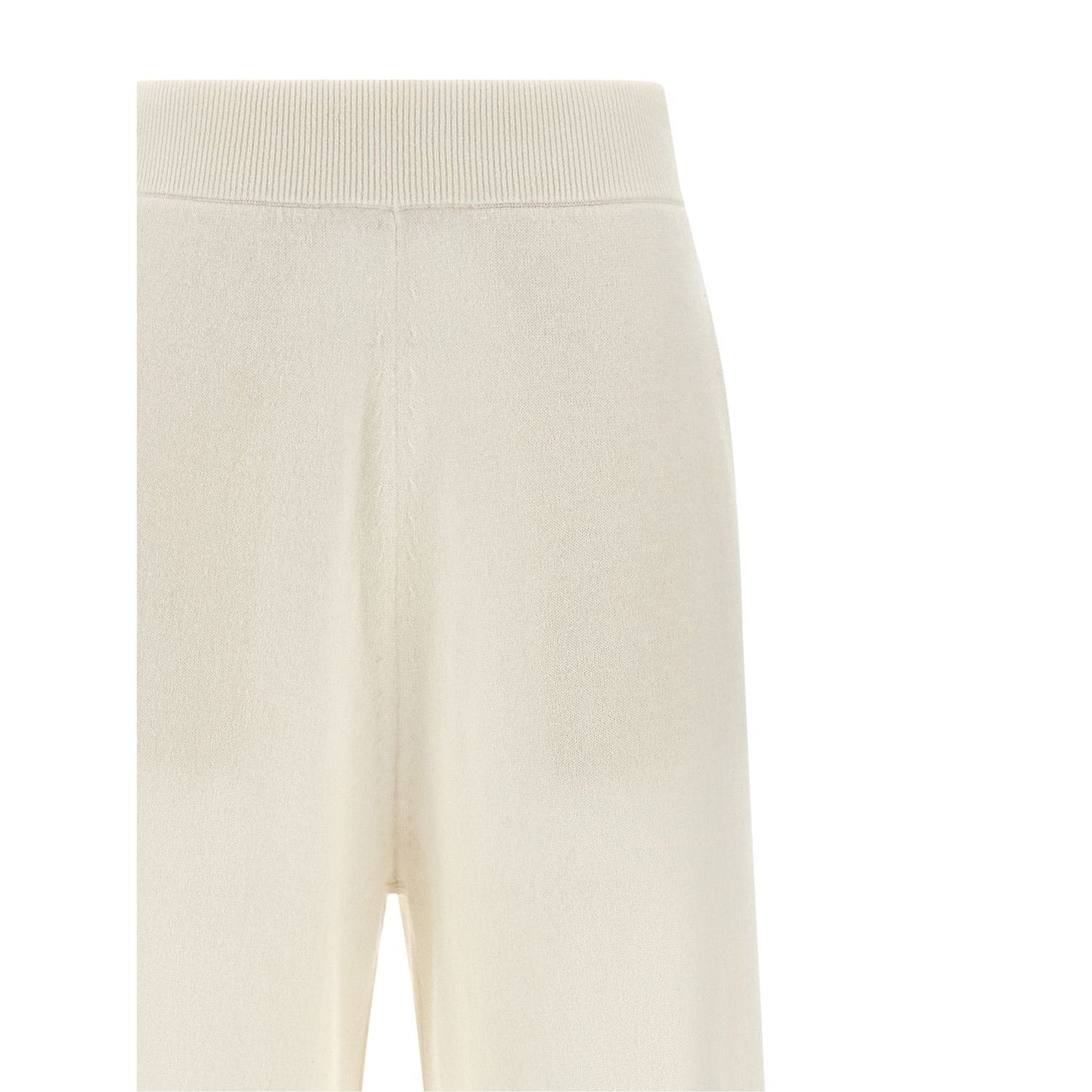 Max Mara White Cashmere Casual Pants