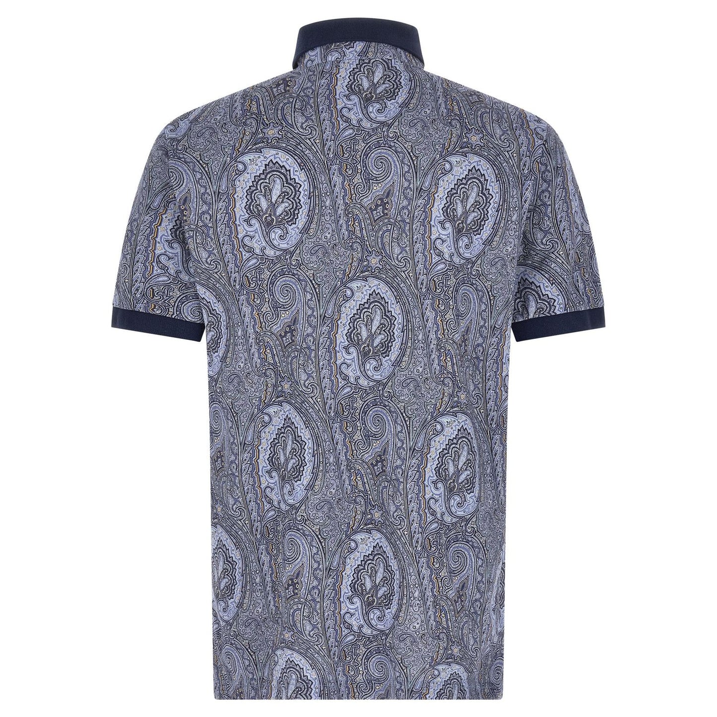 Etro Blue Cotton Polo Shirt