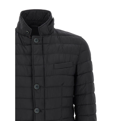 Herno Blue Polyamide Full-Length Jacket