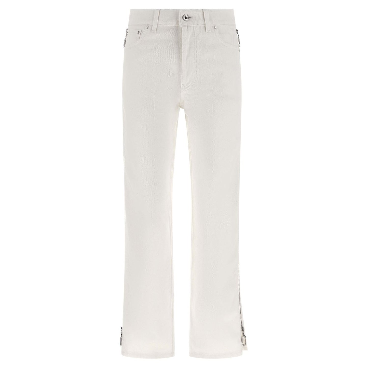 Paco Rabanne White Cotton Jeans Denim