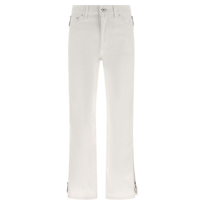 Paco Rabanne White Cotton Jeans Denim