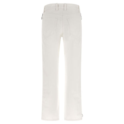 Paco Rabanne White Cotton Jeans Denim