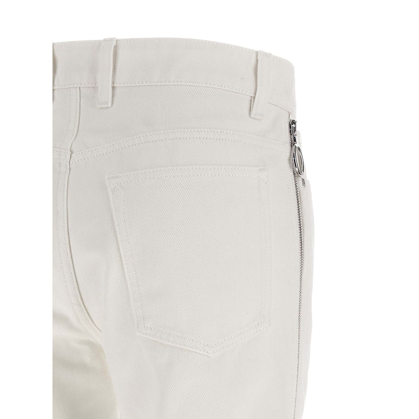 Paco Rabanne White Cotton Jeans Denim