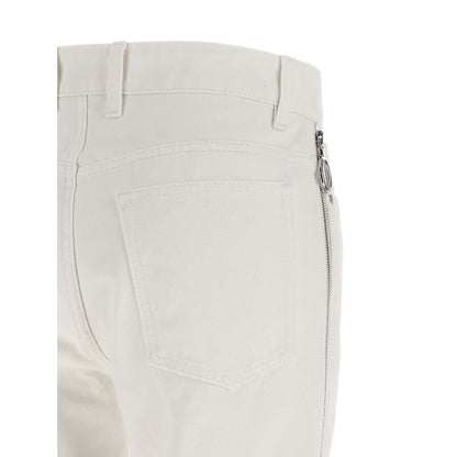 Paco Rabanne White Cotton Jeans Denim