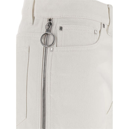 Paco Rabanne White Cotton Jeans Denim