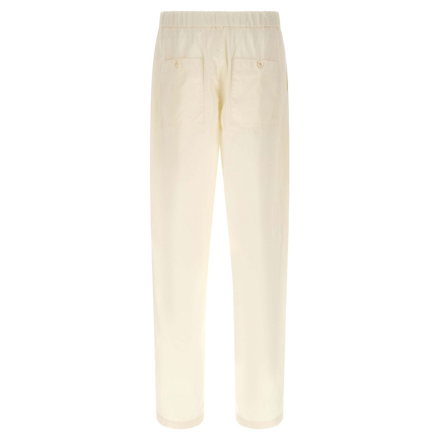 Jil Sander Beige Cotton Cargo Pants