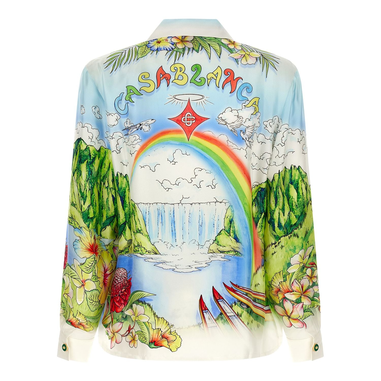 Casablanca Multicolor Silk Blouse