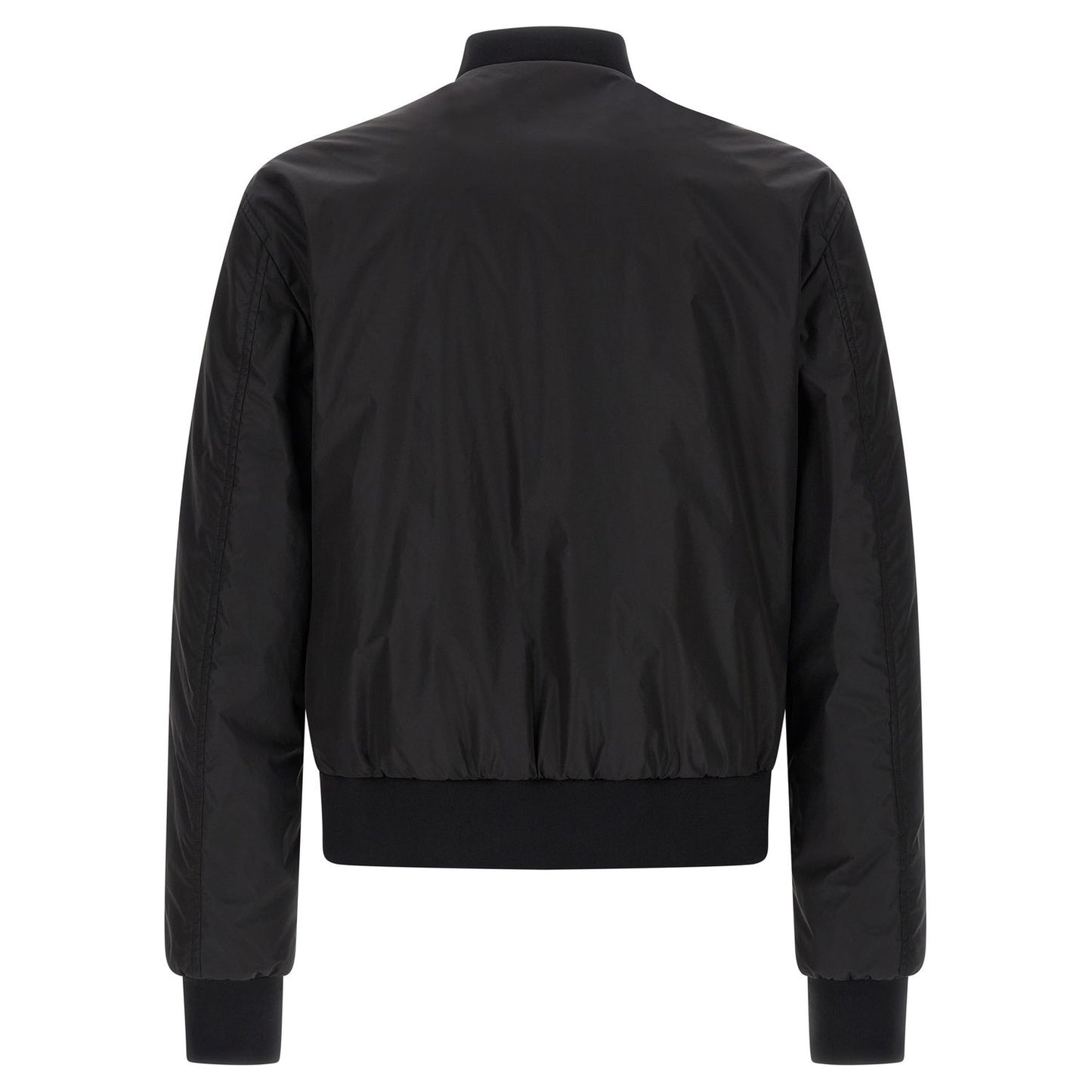 Dolce & Gabbana Black Polyamide Bomber