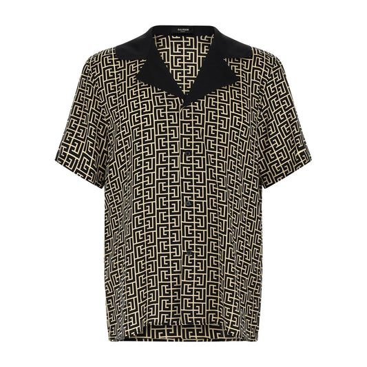 Balmain Bicolor Viscose Blouse