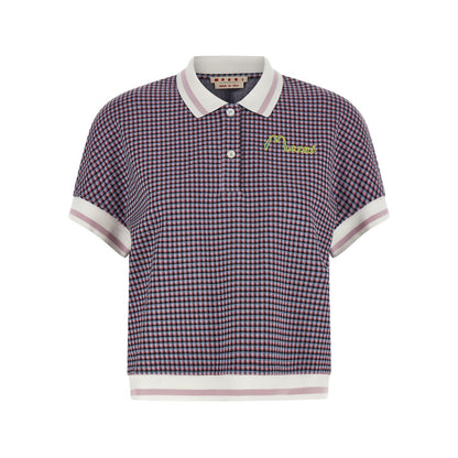 Marni Multicolor Viscose Polo Shirt