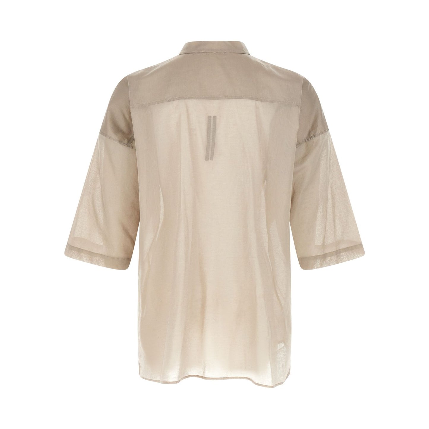 Rick Owens Gray Cotton Blouse