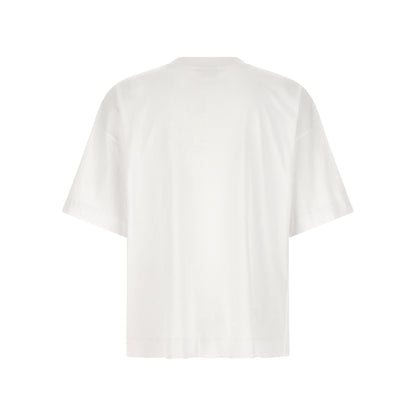 Dries Van Noten White Cotton T-Shirt
