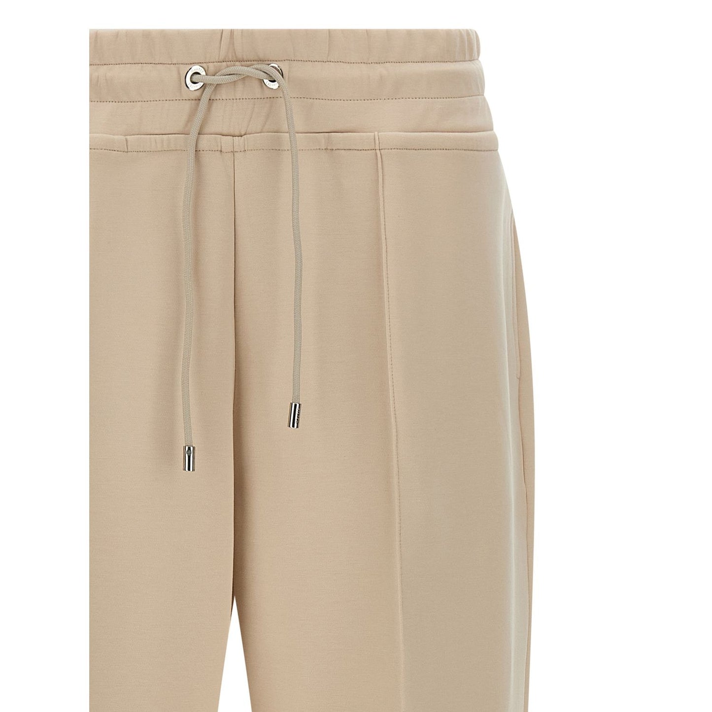 MooRER Beige Cotton Joggers (Workout Pants)