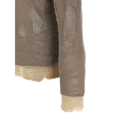 Diesel Gray Cotton Cardigan