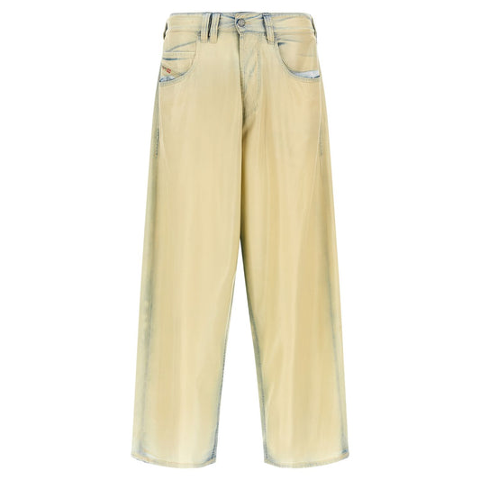 Diesel Beige Lyocell Jeans Denim