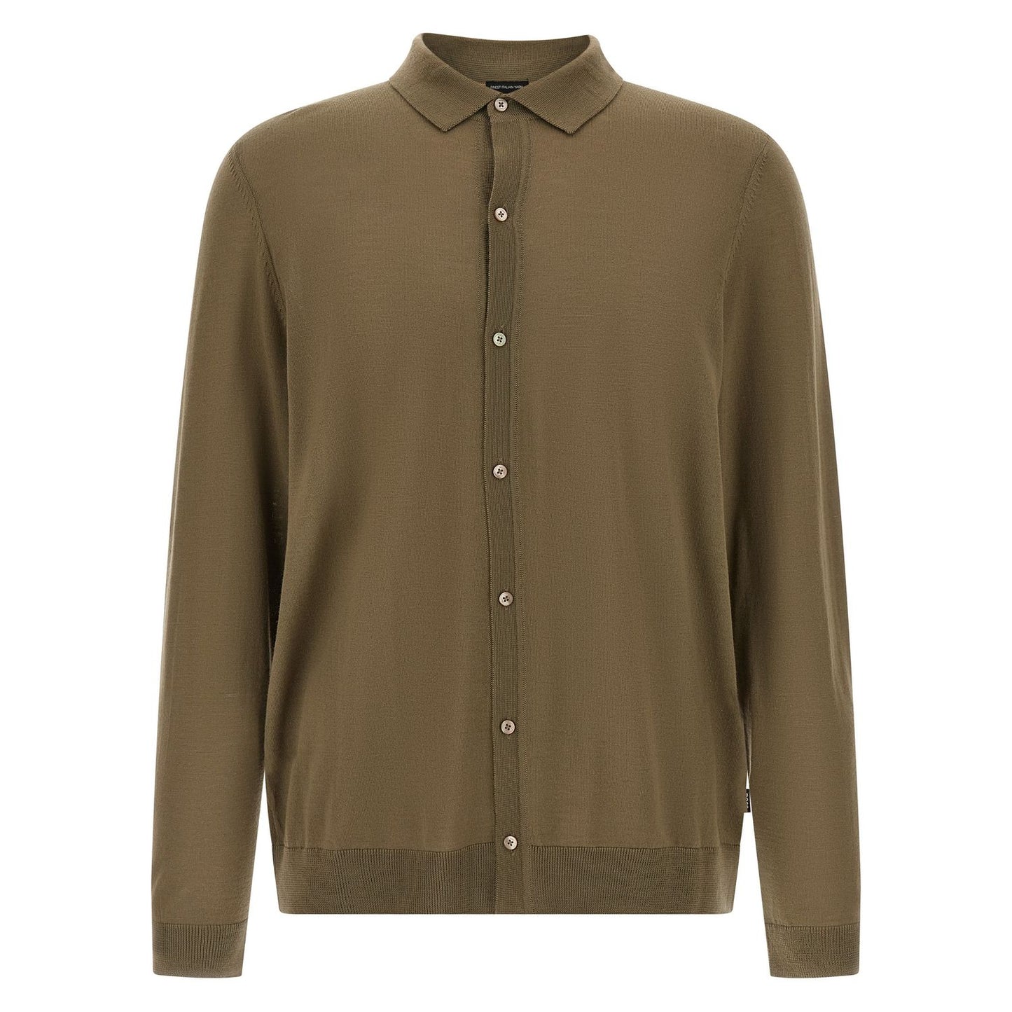 Hugo Boss Bicolor Virgin Wool Polo Shirt