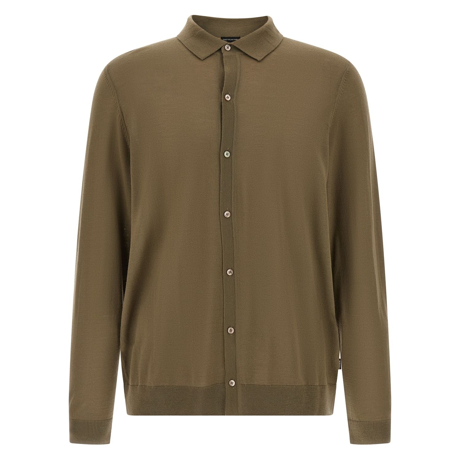 Hugo Boss Bicolor Virgin Wool Polo Shirt